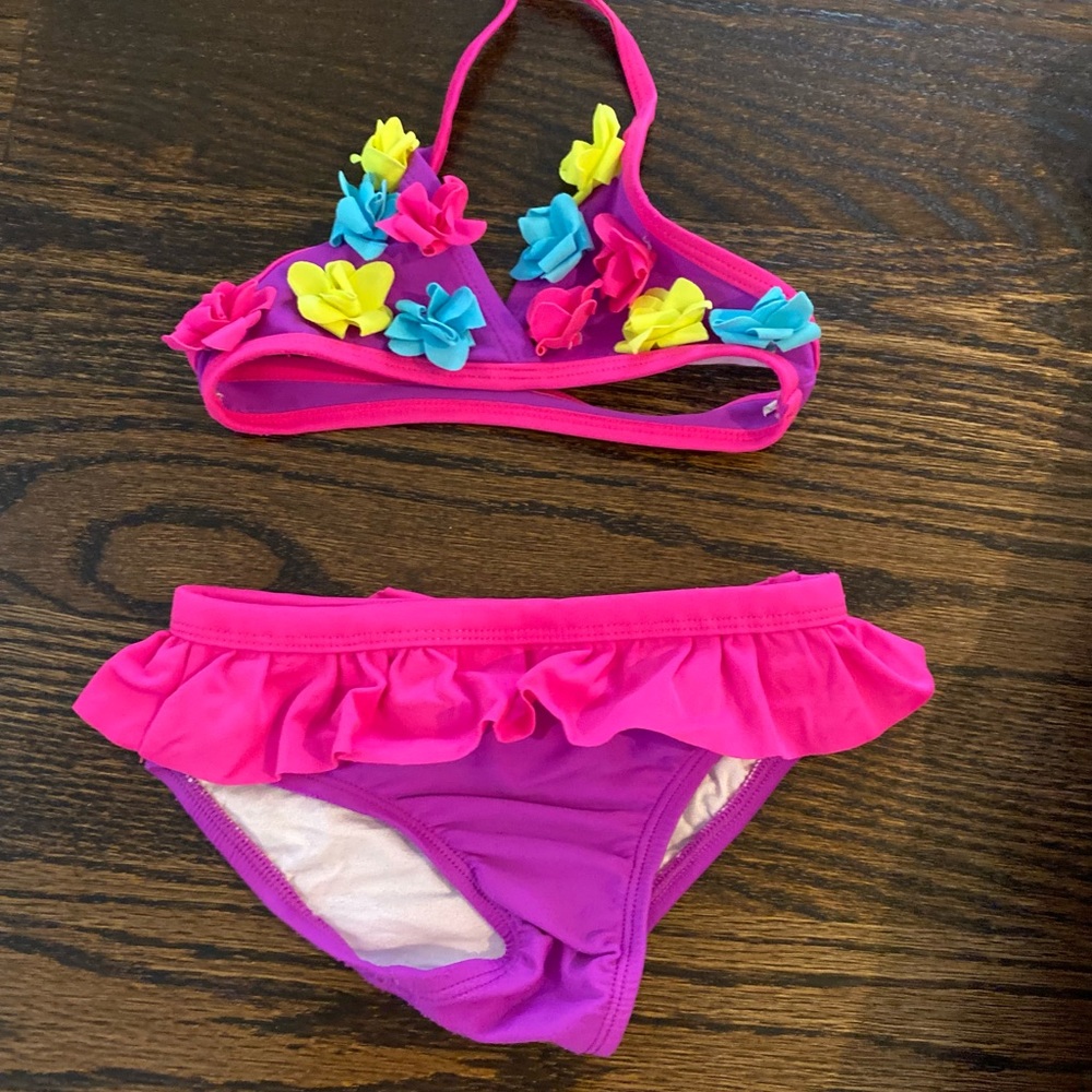 Worn once! Size 18-24 mos bikini